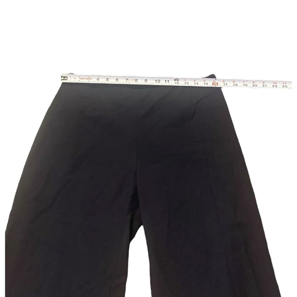 Eileen Fisher Pants Womens Size M (32x31.5) Navy Blue‎ Side Zip Wide Leg Career - Picture 4 of 7